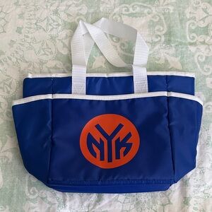 New York Knicks Blue and Orange Cooler Tote Bag - limited edition